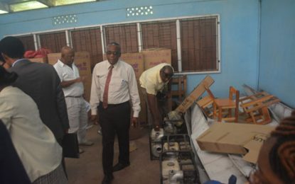 Regional Chairman tours Region Ten RDC bond –expresses concern over lengthy storage time of items