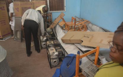 Regional Chairman tours Region 10 RDC bond -expresses concern over lengthy storage time of items