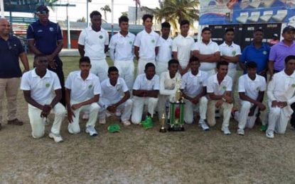 Demerara are GCB inter County U17 champs following narrow win over Select U15s