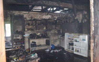 Fire of unknown origin destroys house at D’Urban Backlands