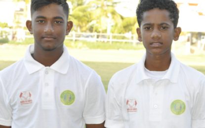 Ramsammy, Dindyal half centuries hand Select U17 first innings points over B’ce