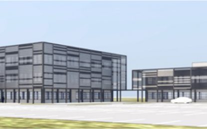 The major office complex of ExxonMobil’s subsidiary, Esso Exploration and Production Guyana Limited