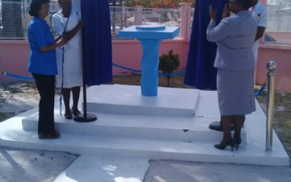 GPHC commemorates new, improved Maternity Ward- Plaque designed and constructed by staff unveiled