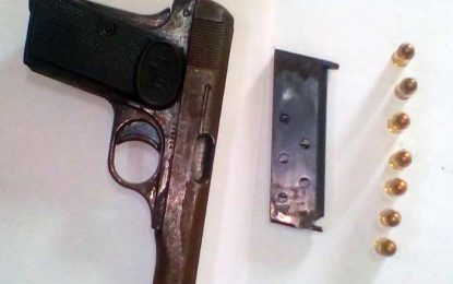 Cops recover two unlicensed pistols in separate raids