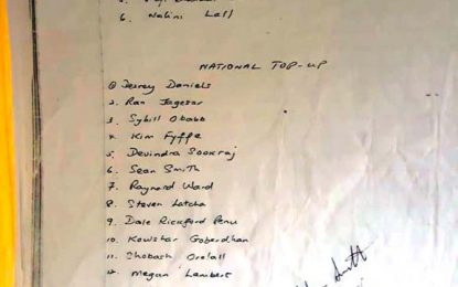 Confusion with AFC List of Candidates submitted to GECOM in 2015