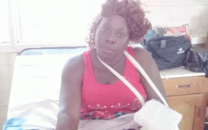 Angry man shoots reputed wife  Bartica beach front