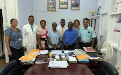 Visiting medical team donates