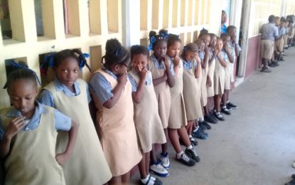 St. Pius Primary receives robotics kits.