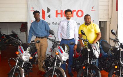 Rose Ramdehol sponsors Corona Futsal tourney MVP motorcycle