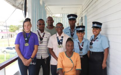 Police Force Swim Team participates in Dolphin Speed Swim Meet
