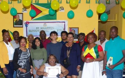 Guyanese association in St. Maarten honours 14