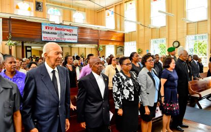 President Granger, First Lady bid farewell to Magda Pollard