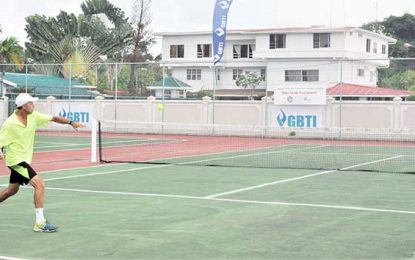 GBTI Open Tennis tournament…Lopes win hard fought game against Murray