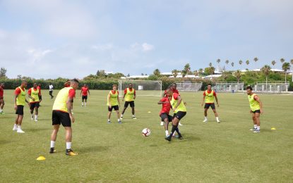 2019 Concacaf Gold Cup Golden Jaguars enjoy light training session on day one of Bermuda camp
