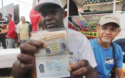 Trinidad relents, allows Guyana-born Venezuela to register