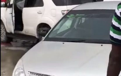 City’s mayor SUV badly damaged in four-vehicle crash