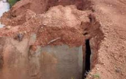 Heavy rainfall destroys Lethem to Aishalton road
