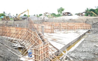 $414 M sluice at D’Edward 60% complete