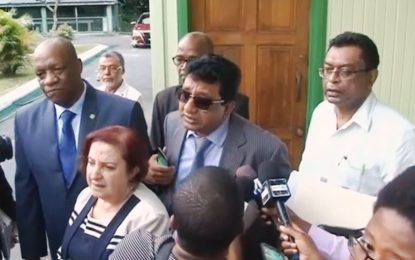 TALKS ABORTED… Granger and Jagdeo to decide on GECOM chair
