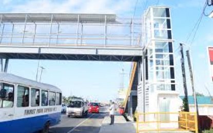 East Bank Dem. Overpass elevators miss third deadline…to be commissioned before year end- Minister Ferguson