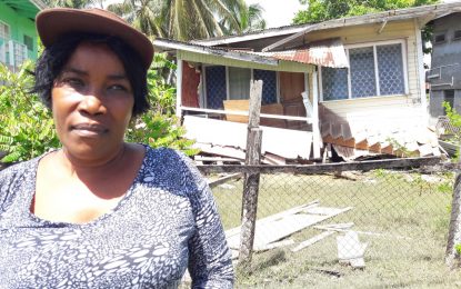 Woman’s home collapses one month after she lost husband