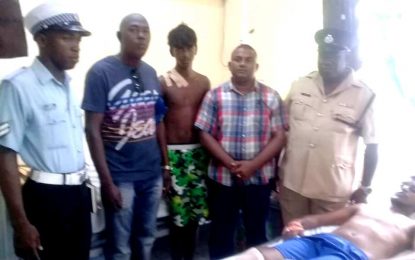 Police visit Berbice accident victims