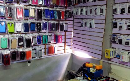 E’bo cell phone dealer loses $$millions in stall burglary.