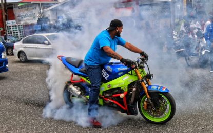 ISG takes road show to Parika …gives away one Honda 110 motorcycle