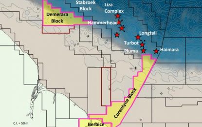 Stabroek Block discoveries spark re-sequencing of CGX work programme for Corentyne Block