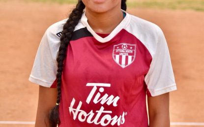 Theresa & George Bobb/RFA U-17 Women’s Football Guyana Rush Saints into the lead; matches continue tomorrow
