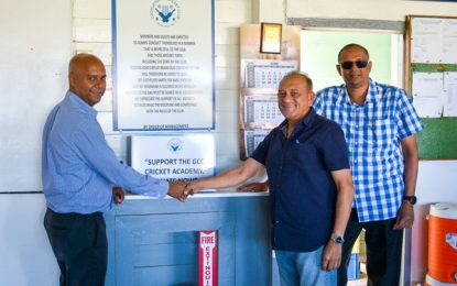 GCC raising funds for less fortunate members of Cricket Academy