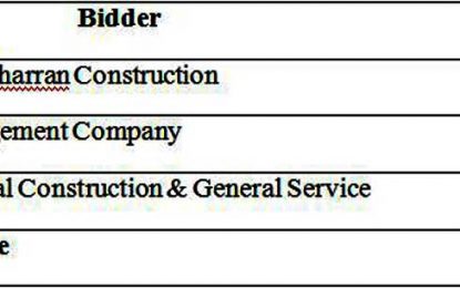 Essential rehab, construction works for GDF bases