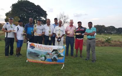 Odyssey Sightseeing Golf Extravaganza Golf Club President Aleem Hussain excels as Shivraj and Escarraga also take top honors