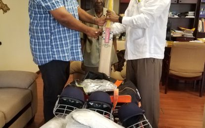 BCB 80th Anniversary Celebration Twelve youths to benefit from Minister Ramjattan’s donation to Berbice Cricket Board