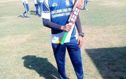 Upper Corentyne Cricket Association U-17 Inter School cricket Latchman’s blistering century propels Skeldon Linepath Secondary School to victory