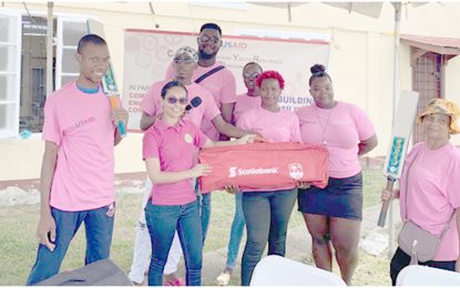 GCB donate gear to East Ruimveldt Community Enhancement Committee