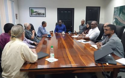 Govt. and Berbice Bridge Co. discuss risk factors of pontoon repairs