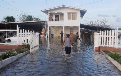 High tide hits coastal Guyana