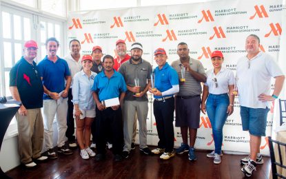 Marriott hosts Inaugural Golf Tourney in honor of “Global Customer Appreciation Week”