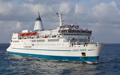 Floating library ‘Logos Hope’ returns to Guyana next month – free eye care services also being offered