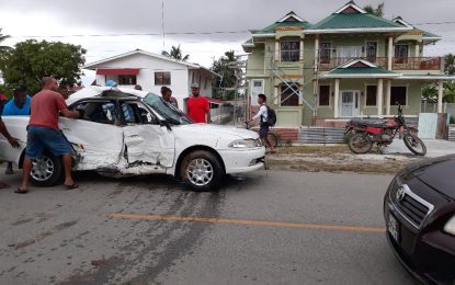 Afternoon collision leaves siblings hospitalised