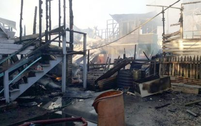 Early morning fire razes three houses in Bent St.