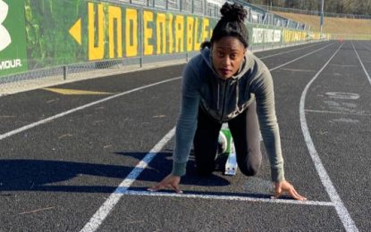 Abrams shatters national 60m Indoor record