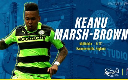 Guyanese international Keanu Marsh-Brown signs with Memphis 901 FC