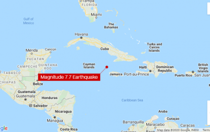 Magnitude 7.7 earthquake strikes off the coast of Jamaica