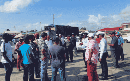 Cops lecture to Essequibo drivers