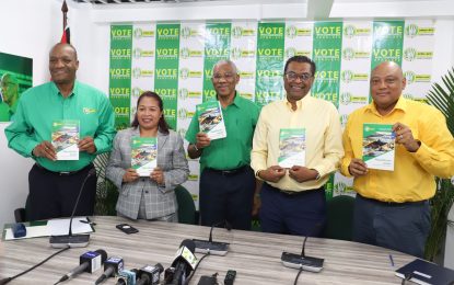 Free UG, gas plant, 20,000 house lots among promises in APNU+AFC’s 2020 manifesto