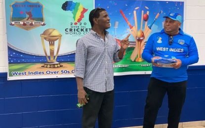 Lawrence Rowe is first WI cricketer to endorse Over 50s cricket team