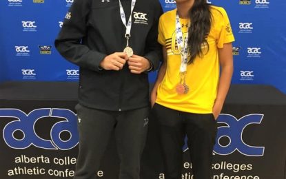Silver and bronze medals for Narayan and Priyanna Ramdhani at ACAC championships