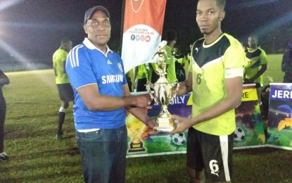 Bakewell Topp XX’s Keon Hall is Most Valuable Player of Linden Mash Cup Football